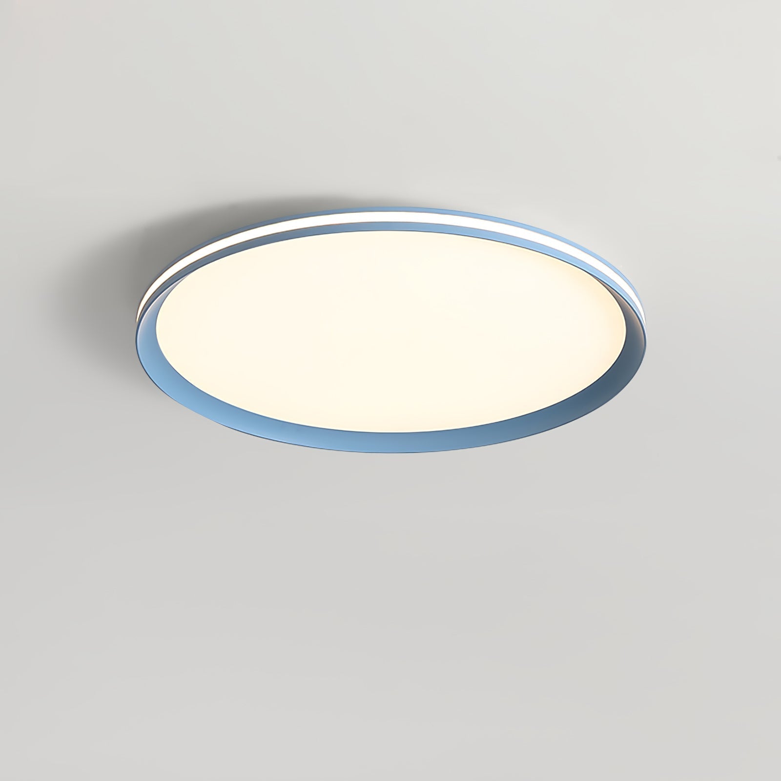 Modern Round Acrylic LED Flush Mount Ceiling Light for Living Room and Kitchen