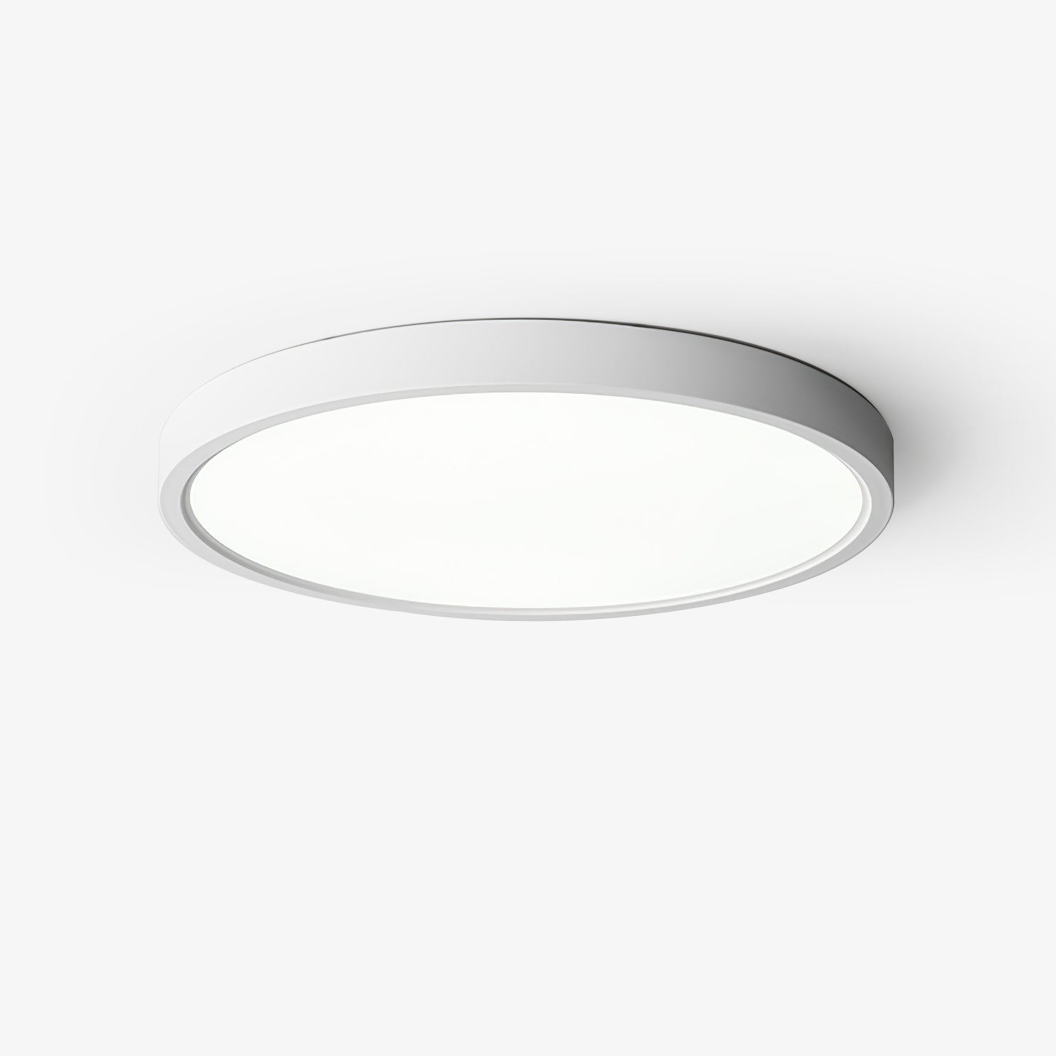 Modern Ultra Slim Round LED Ceiling Light Flush Mount Minimalist Acrylic Fixture