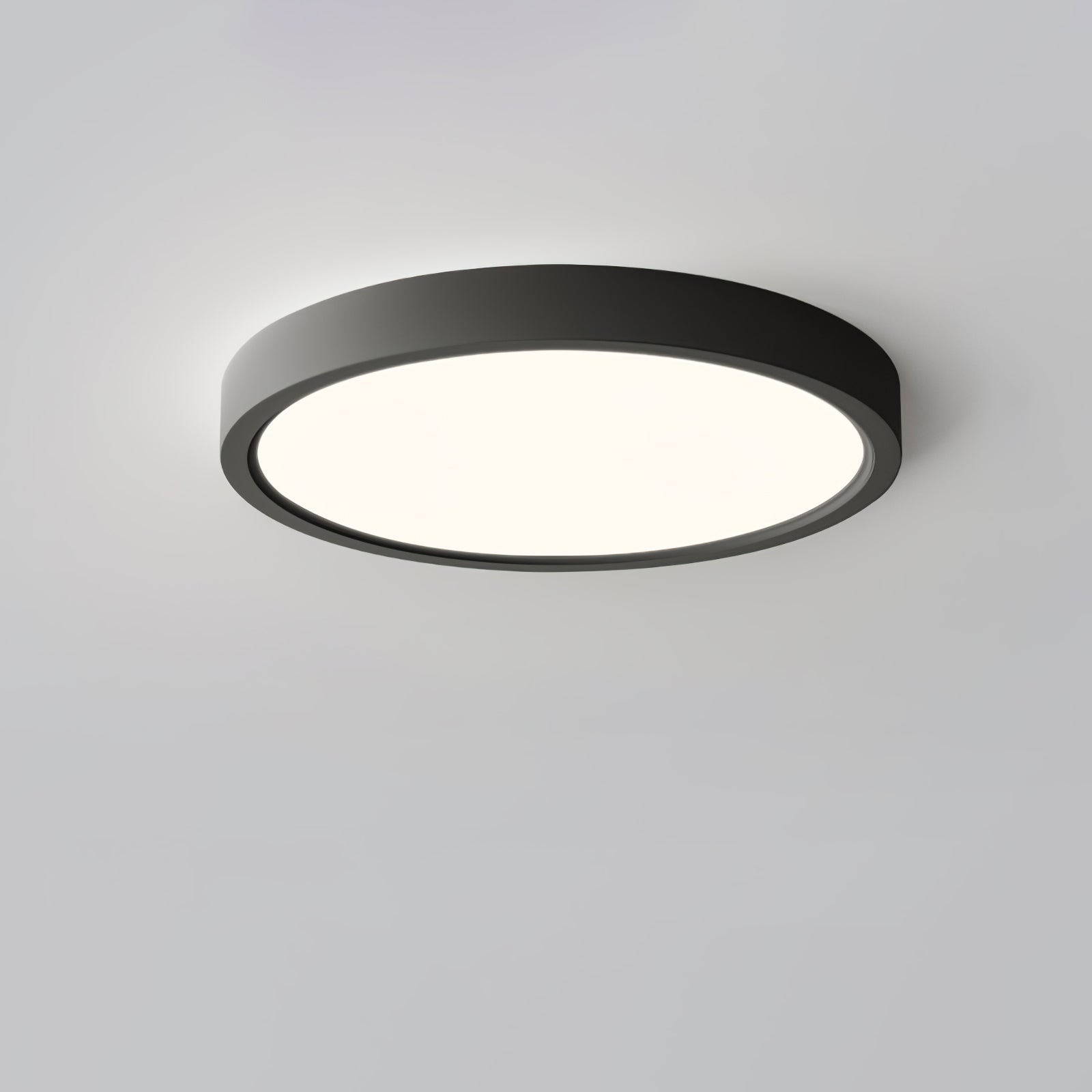 Modern Ultra Slim Round LED Ceiling Light Flush Mount Minimalist Acrylic Fixture
