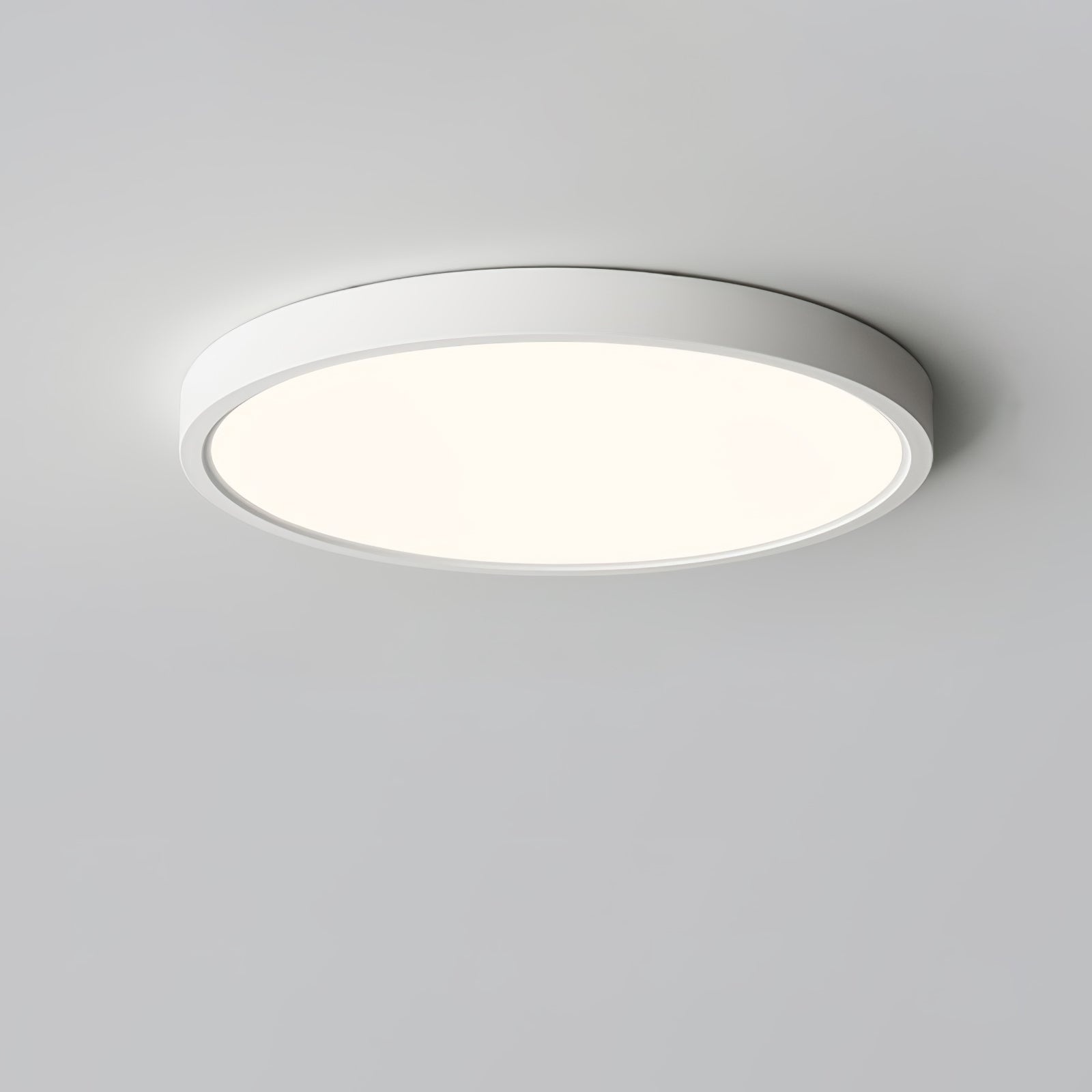 Modern Ultra Slim Round LED Ceiling Light Flush Mount Minimalist Acrylic Fixture