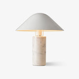 Adelaide Modern Marble Table Lamp with Metal Shade for Contemporary Bedside Lighting