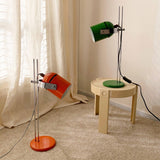 Modern Adjustable Height Metal Desk Lamp with Pivoting Head for Home Office