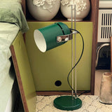 Modern Adjustable Height Metal Desk Lamp with Pivoting Head for Home Office