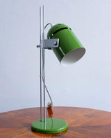 Modern Adjustable Height Metal Desk Lamp with Pivoting Head for Home Office