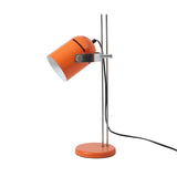 Modern Adjustable Height Metal Desk Lamp with Pivoting Head for Home Office