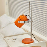 Modern Adjustable Height Metal Desk Lamp with Pivoting Head for Home Office