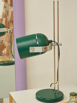 Modern Adjustable Height Metal Desk Lamp with Pivoting Head for Home Office