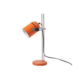 Modern Adjustable Height Metal Desk Lamp with Pivoting Head for Home Office