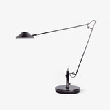 Modern Adjustable Black Metal Office Desk Lamp with LED Cone Shade