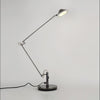 Modern Adjustable Black Metal Office Desk Lamp with LED Cone Shade
