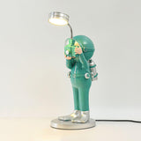 Modern Resin Adventurer Table Lamp Decorative Character Bedside Lighting for Bedrooms