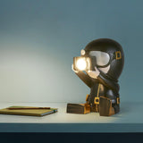 Modern Resin Adventurer Table Lamp Decorative Character Bedside Lighting for Bedrooms