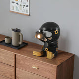 Modern Resin Adventurer Table Lamp Decorative Character Bedside Lighting for Bedrooms
