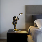Modern Resin Adventurer Table Lamp Decorative Character Bedside Lighting for Bedrooms