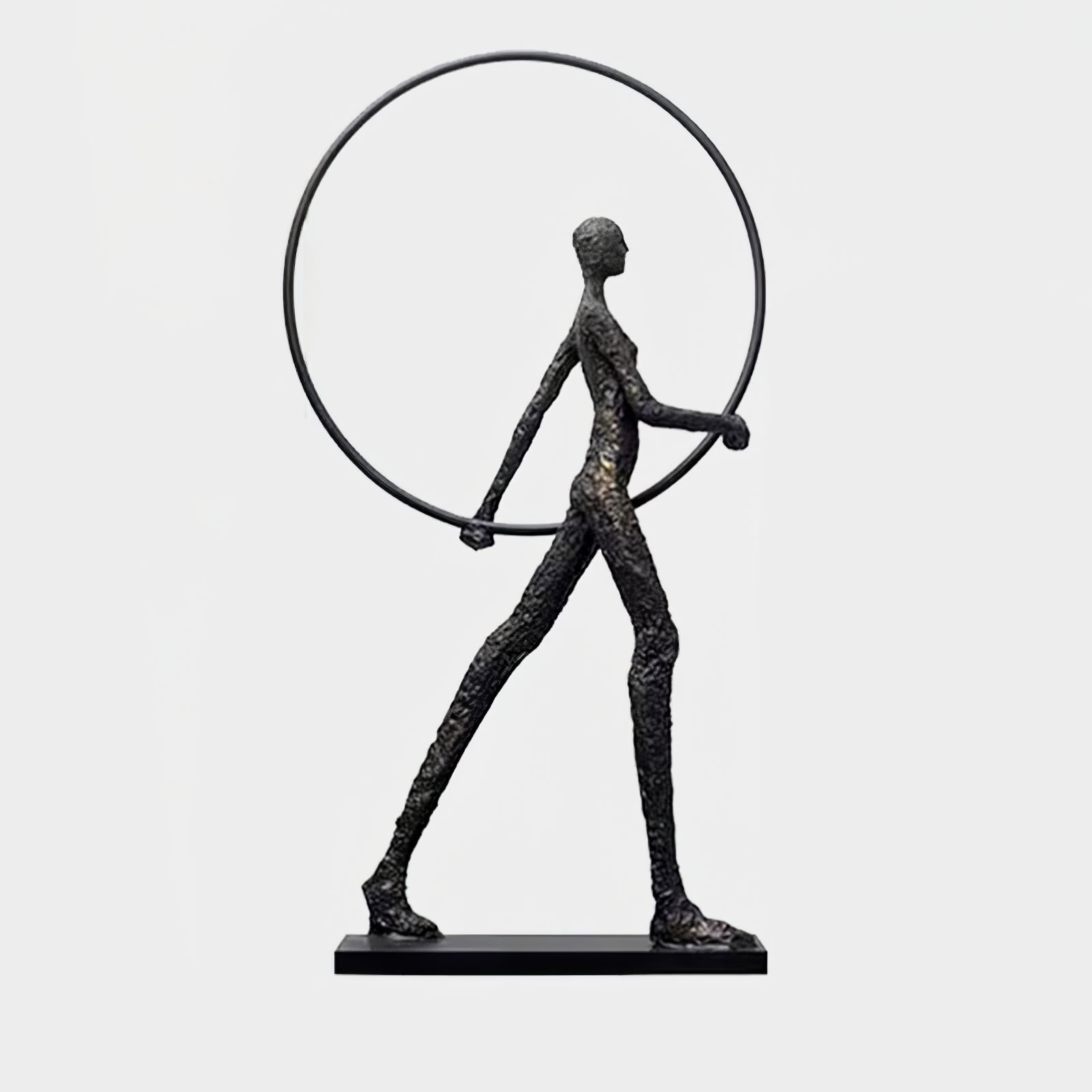 Aeon Sculpture Minimalist Art Floor Lamp Modern Tall LED Standing Light for Home Decor