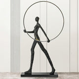Aeon Sculpture Minimalist Art Floor Lamp Modern Tall LED Standing Light for Home Decor