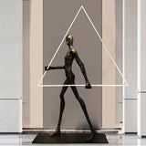 Aeon Sculpture Minimalist Art Floor Lamp Modern Tall LED Standing Light for Home Decor