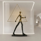Aeon Sculpture Minimalist Art Floor Lamp Modern Tall LED Standing Light for Home Decor