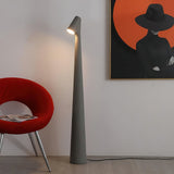 Geometric Resin Floor Lamp Minimalist Reading Light for Modern Interiors