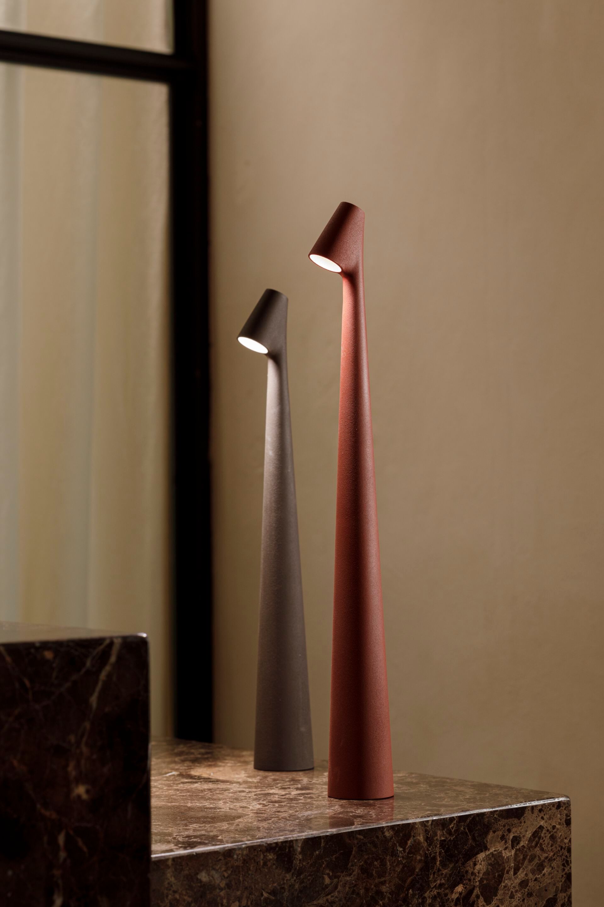 Africa Portable LED Table Lamp Rechargeable Cordless Minimalist Accent Light for Home and Office
