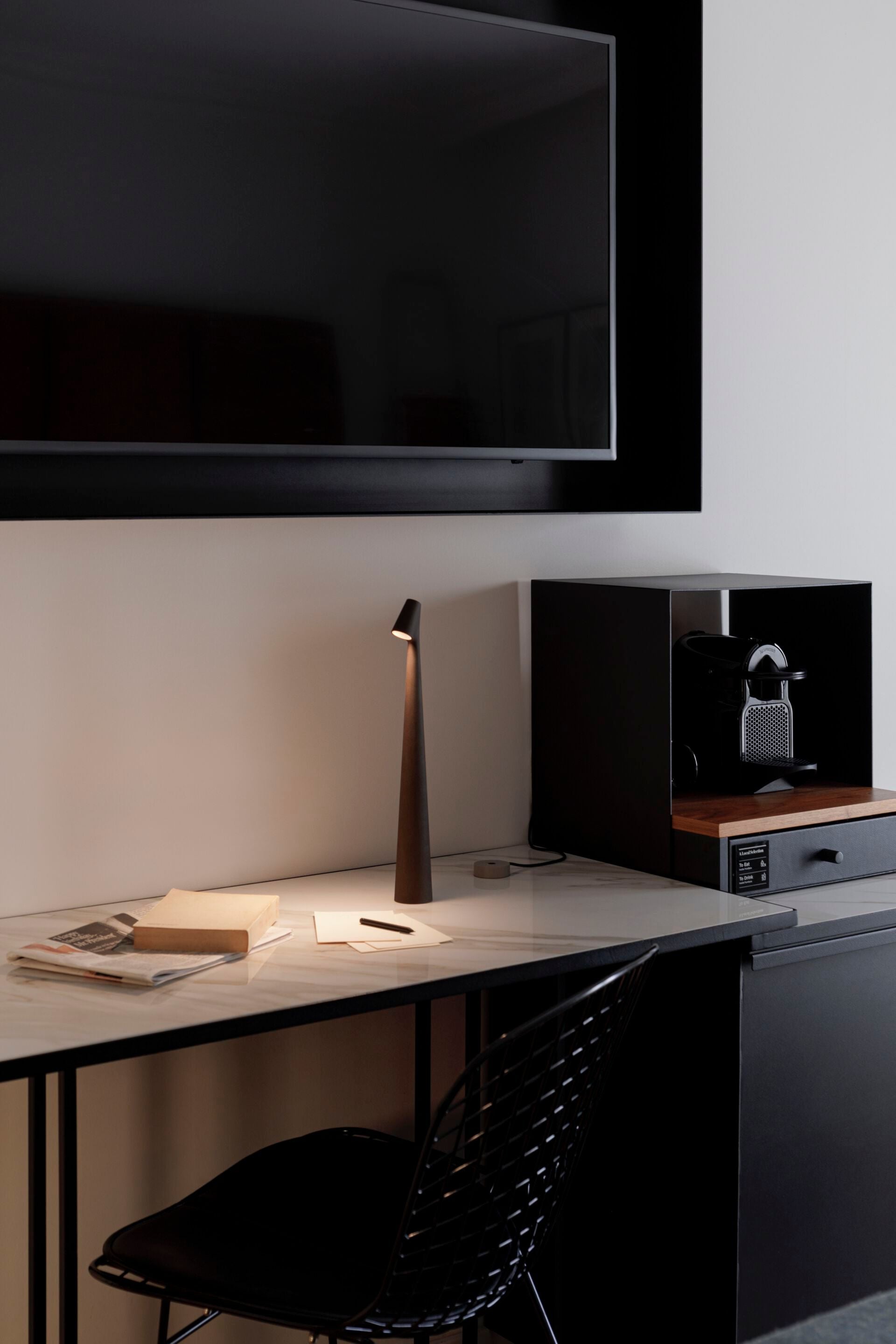 Africa Portable LED Table Lamp Rechargeable Cordless Minimalist Accent Light for Home and Office