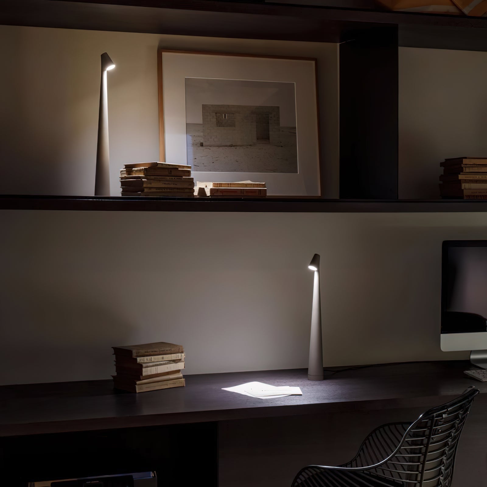 Africa Portable LED Table Lamp Rechargeable Cordless Minimalist Accent Light for Home and Office