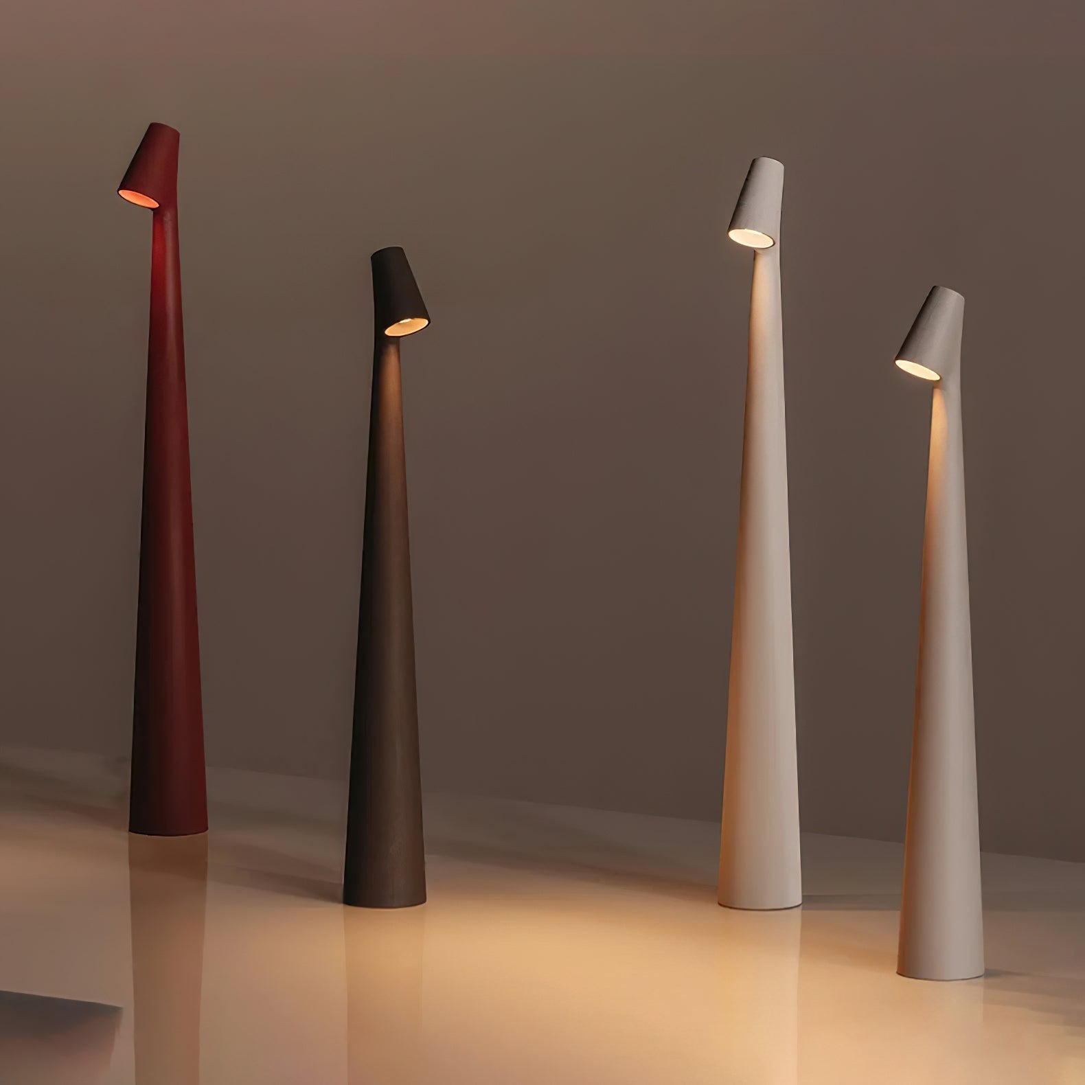 Africa Portable LED Table Lamp Rechargeable Cordless Minimalist Accent Light for Home and Office