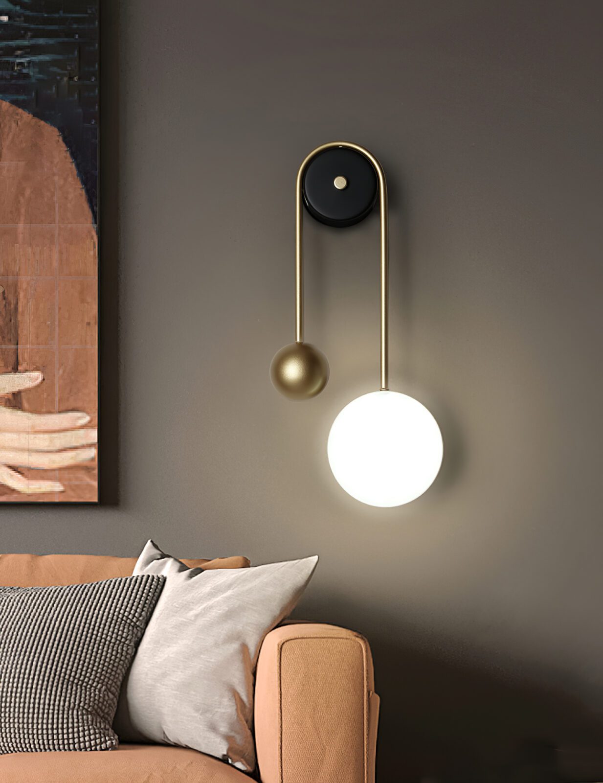 modern-gold-single-pendulum-led-wall-sconce-with-three-color-temperature-modes