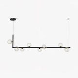 modern-linear-chandelier-with-clear-glass-globe-shades-for-geometric-dining-room-lighting