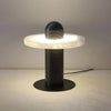 Modern Alabaster Comet LED Table Lamp for Luxury Bedroom and Office Lighting
