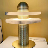Modern Alabaster Comet LED Table Lamp for Luxury Bedroom and Office Lighting