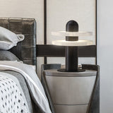 Modern Alabaster Comet LED Table Lamp for Luxury Bedroom and Office Lighting