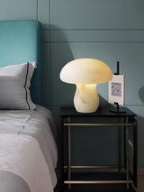 Natural Alabaster Stone Mushroom Table Lamp for Modern Bedroom and Office Decor
