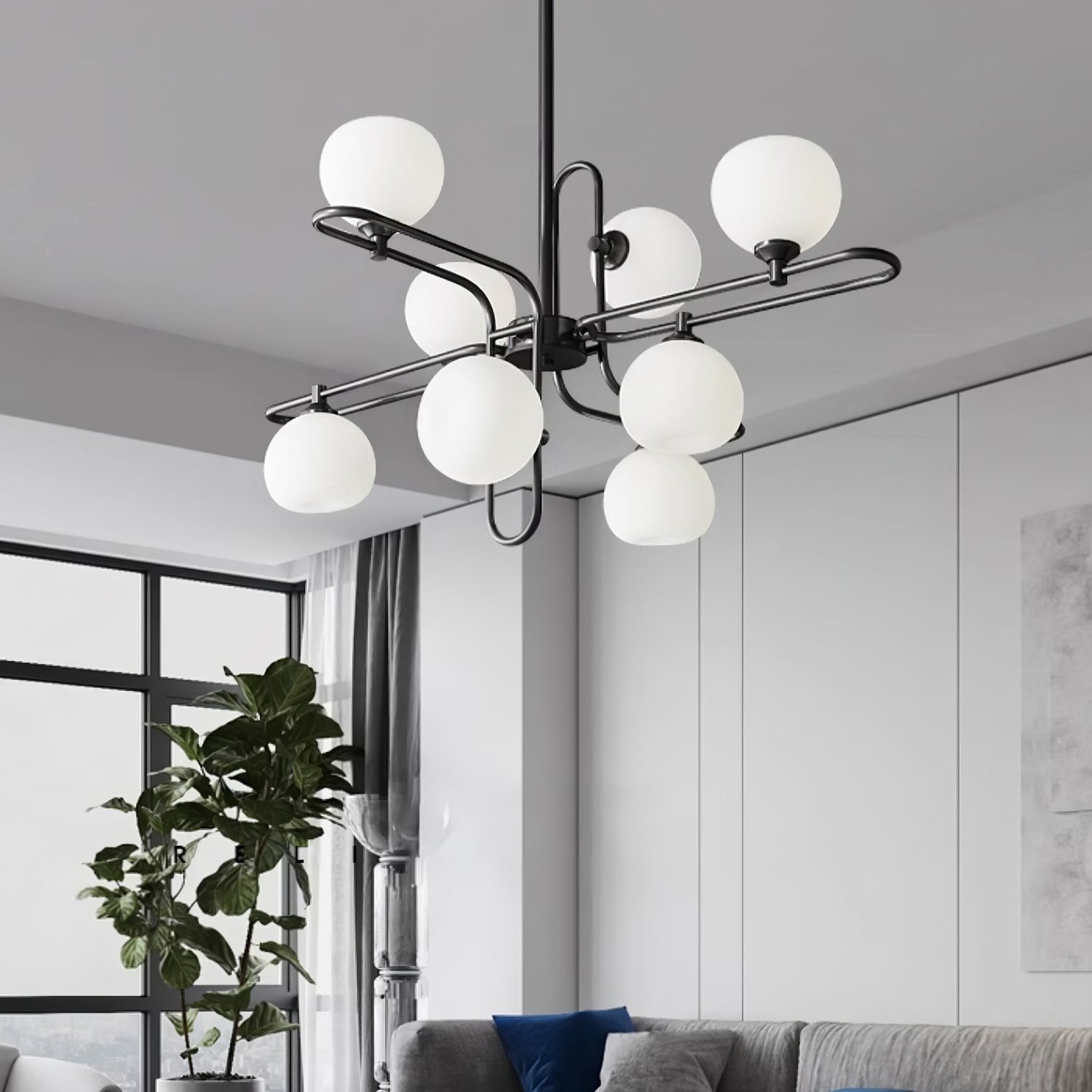 contemporary-brass-and-glass-sputnik-chandelier-modern-multi-head-ceiling-light-fixture