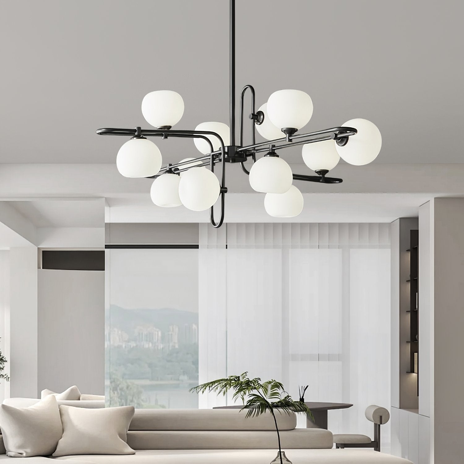 contemporary-brass-and-glass-sputnik-chandelier-modern-multi-head-ceiling-light-fixture
