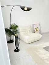 Alonso Modern Metal Torchiere Floor Lamp Minimalist Standing Reading Light