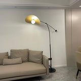 Alonso Modern Metal Torchiere Floor Lamp Minimalist Standing Reading Light