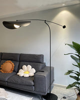 Alonso Modern Metal Torchiere Floor Lamp Minimalist Standing Reading Light