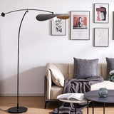 Alonso Modern Metal Torchiere Floor Lamp Minimalist Standing Reading Light