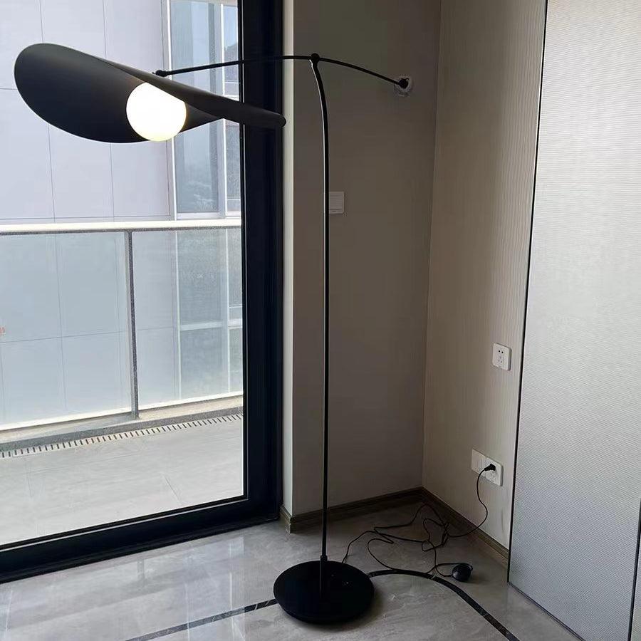 Alonso Modern Metal Torchiere Floor Lamp Minimalist Standing Reading Light