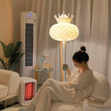 Modern Aluvia Crown Torchiere Floor Lamp for Elegant Indoor Home Lighting