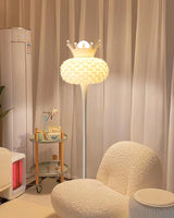 Modern Aluvia Crown Torchiere Floor Lamp for Elegant Indoor Home Lighting