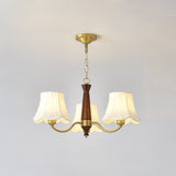 modern-conical-fabric-chandelier-with-brass-and-walnut-wood-accents-for-living-room