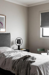 Modern Anae Metal Table Lamp with Matte Finish for Contemporary Bedrooms and Offices