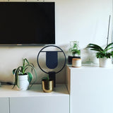 Modern Anae Metal Table Lamp with Matte Finish for Contemporary Bedrooms and Offices
