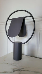 Modern Anae Metal Table Lamp with Matte Finish for Contemporary Bedrooms and Offices