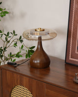 vintage-style-brass-and-walnut-wood-table-lamp-with-cognac-glass-shade