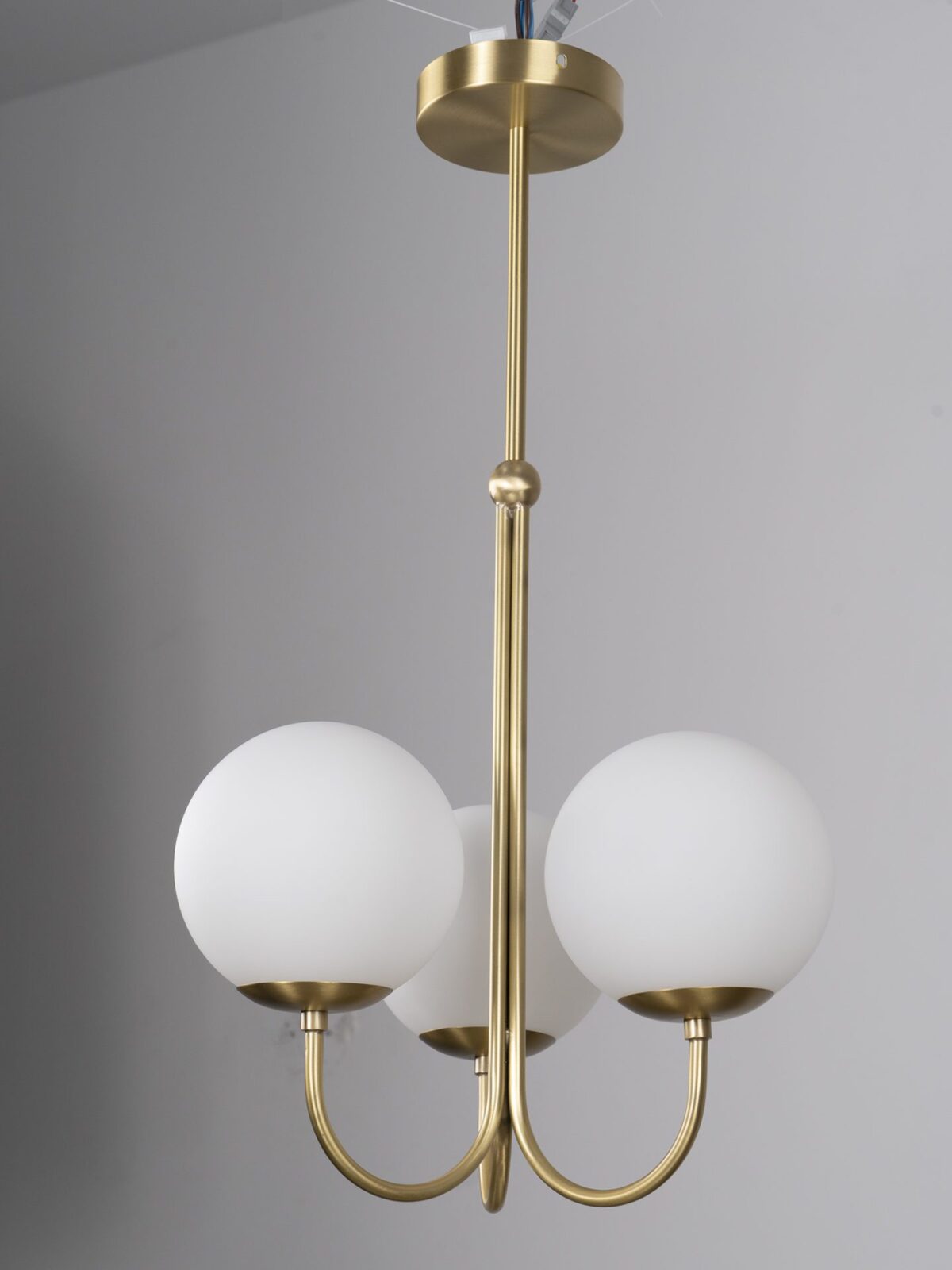 mid-century-modern-triple-angle-brass-pendant-lamp-with-opal-glass-globe-shade