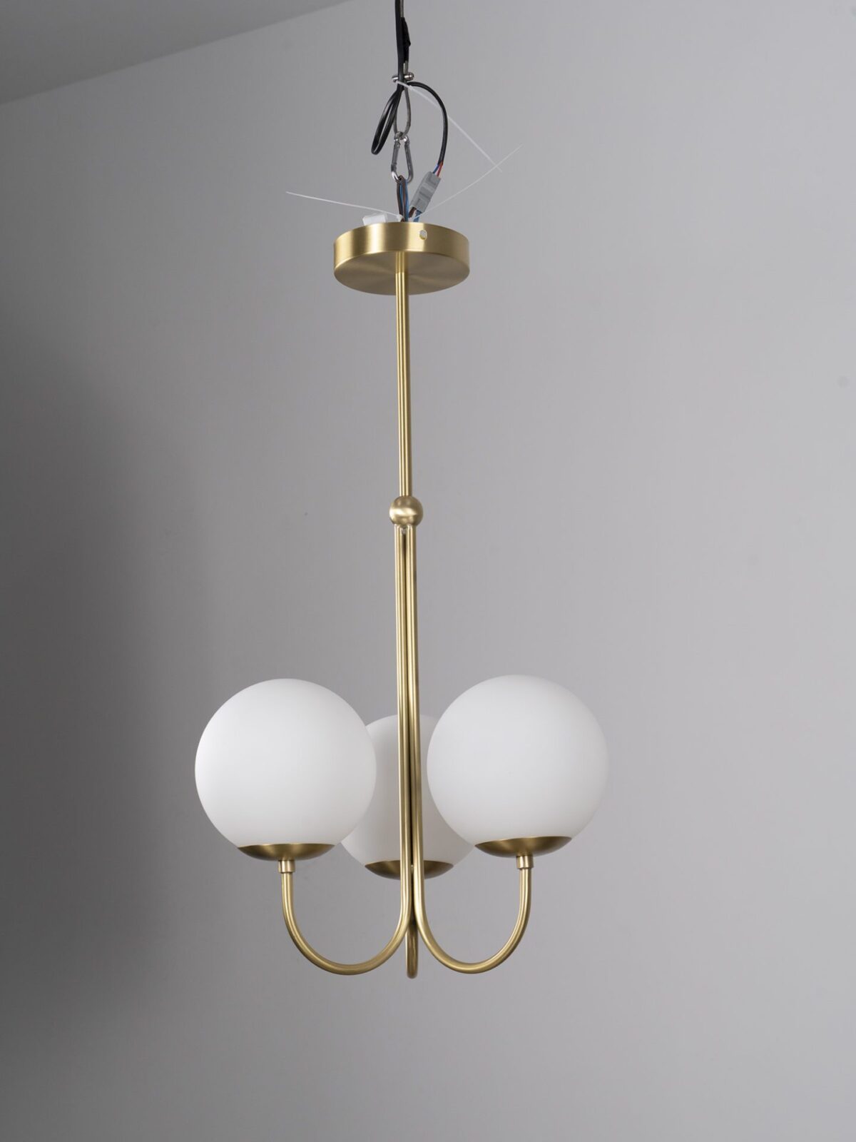 mid-century-modern-triple-angle-brass-pendant-lamp-with-opal-glass-globe-shade