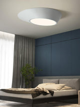 Modern Angled LED Flush Mount Ceiling Light with Geometric Inclined Design